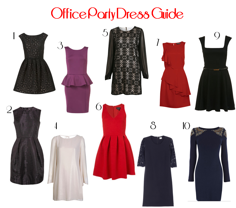 dresses to wear in office party