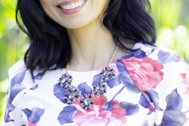 Date Night Style Series: Floral Blouse – Mama In Heels